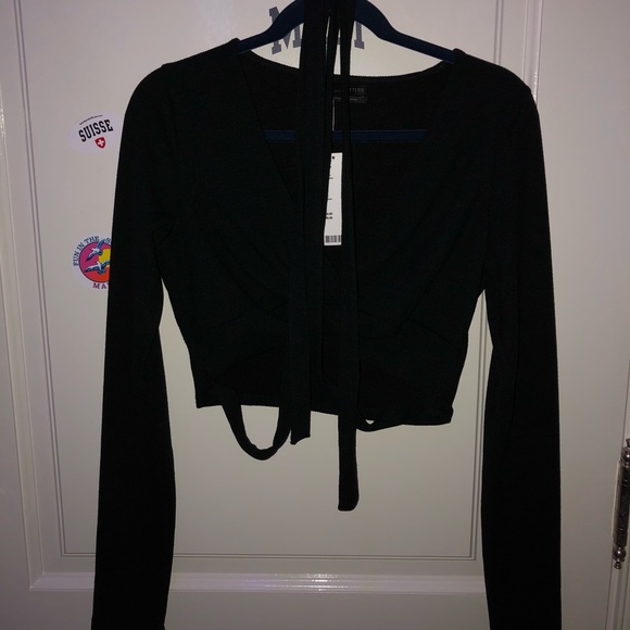 Urban Outfitters Tops - NWT urban outfitters long sleeve wrap top